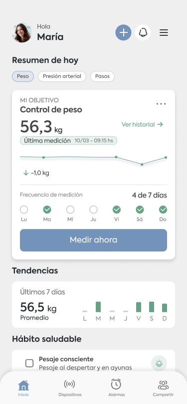Home con objetivo